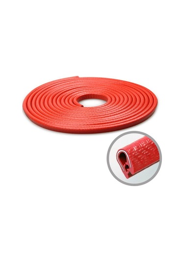 Kırmızı Evrensel Araba Kapı Kenar Çizik Koruyucu Şerit Sızdırmazlık Koruma Trim Otomobil Kapı Etiket Koruyucu