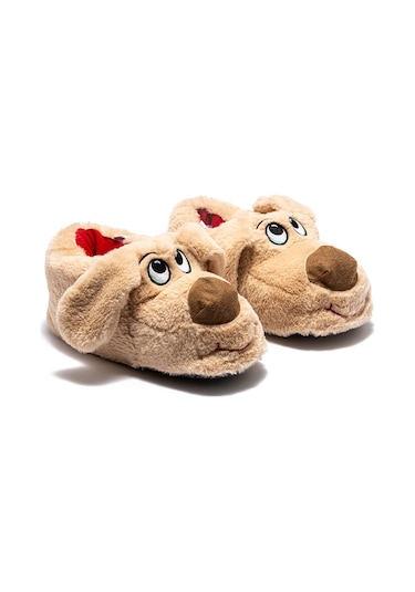 Karamel Erkek Hayvanlı Panduf Bej 41/46 Bej