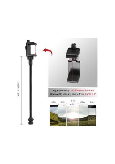 Hallow-m2030-07 Kayık Telefon Dağı Esnek Uzun Kol İle Evrensel Tekne