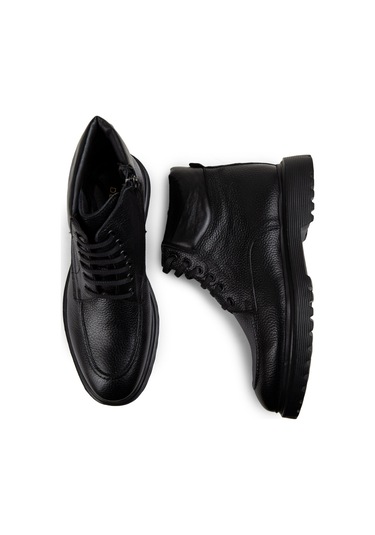 Deery Hakiki Deri Siyah Erkek Bot - 01929msyhe01