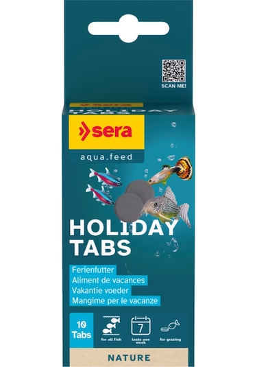 Sera Holiday Tablet Balık Tatil Yem - 10 Tablet