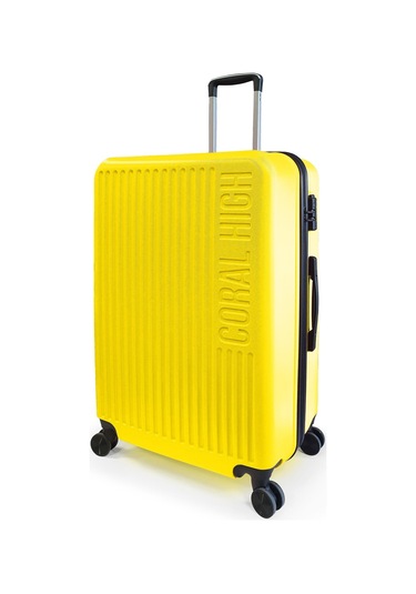 Coral High Abs Sarı Büyük Boy Valiz 16458 Sarı