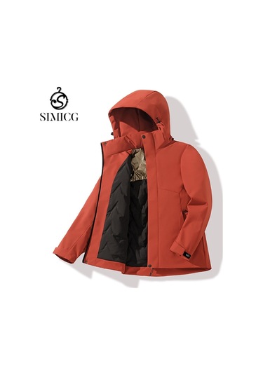 Yeni Tarz Kadife Ve Kalınlaştırılmış Ceket Kırmızı