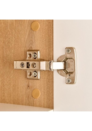 Just Home Modern Baskılı Çok Amaçlı Dolap - Beyaz / Safir Meşe - 136 Cm Safir Meşe / Beyaz Just Home Modern Baskılı Çok Amaçlı Dolap - Beyaz / Safir Meşe - 136 Cm Safir Meşe / Beyaz