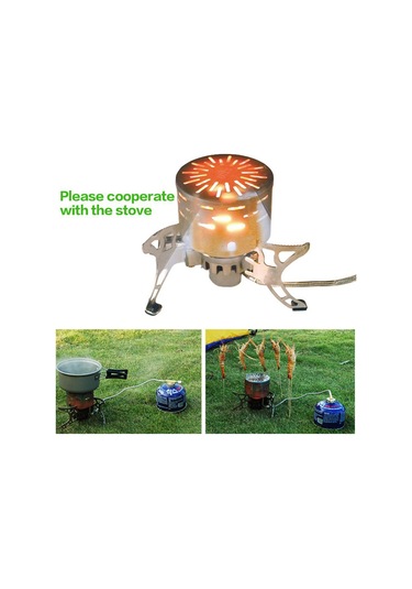 Yunboo Brs-24 Dış Mekan Çadır Isıtıcı: Uzaktan Kızılötesi Isı Kapaklı, Su Kaynatma Ve Barbekü Fonksiyonu Çok Renkli