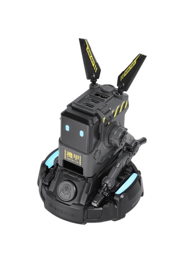 Gravastar Alpha65 Robot Figürlü 65w Hızlı Şarj Adaptörü Ve Şarj Standı, Gri