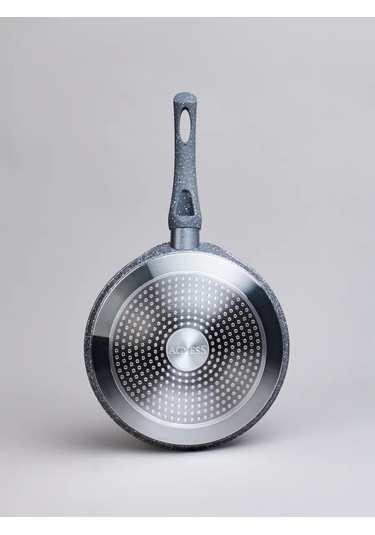 Agness Blin Tava "siyah Mermer" 24 Cm Yapışmaz 327411201 Gri