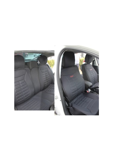 Nissan Country Uyumlu Lüx Oto Koltuk Minderi Ön Arka 5'li Set Siyah Fs