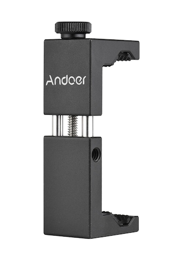 "dayanıklı Metal Telefon Tutucu - Soğuk Ayakkabı Ve Tripod Bağlantılı Profesyonel Video Çekim Aparatı"