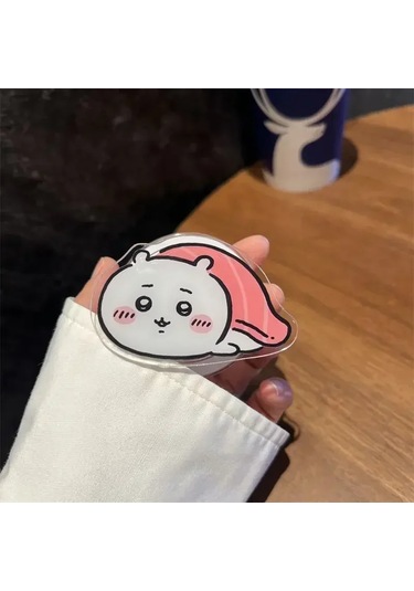 Goldenqian Kore Komik Karikatür Sevimli Chiikawa Magsafe Manyetik Braketi Standı Tutucu Iphone Evrensel Katlama Kavrama Tok Drama Takip Artefakt E E