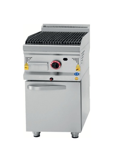 Karacasan Endüstriyel 900 Seri Dolaplı 40 Cm Doğalgazlı Lavataş Döküm Izgara