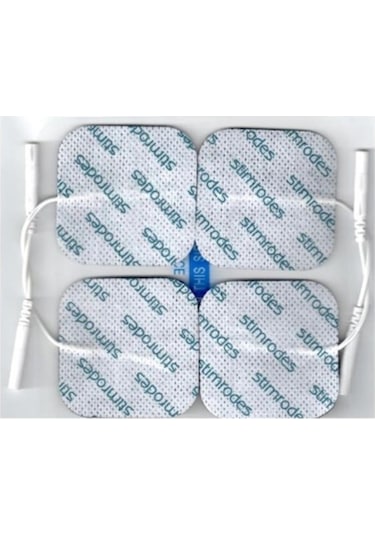 Stimrodes 5 x 5 CM Kablolu Kare Tens Pedi 10 x 4'lü