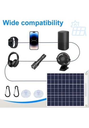 Xuweiwei 1 Adet Yeni Stil Güncellenmiş Solar Panel 3 Taşınabilir 5v Güneş Paneli Ip44 Usb Şarj Stabilizatörü Güç Bankası Kamp Ev Kullanımı