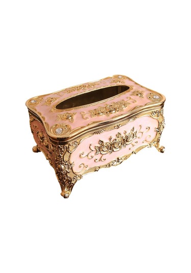 Suntek Magideal Otel Barları Için Dekoratif Doku Kutusu Altın-pembe