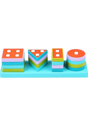 Lc Ahşap Geometrik Şekiller Bul-tak