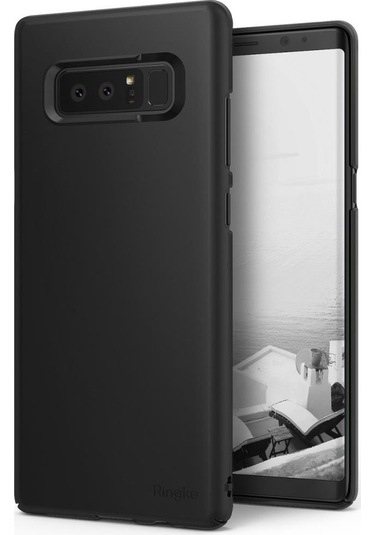 Ringke Slim Galaxy Note 8 İle Uyumlu Kılıf Black Siyah