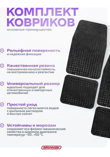 Skyway Kürk Yorgan Ve Kauçuk Paspas Seti 305175321