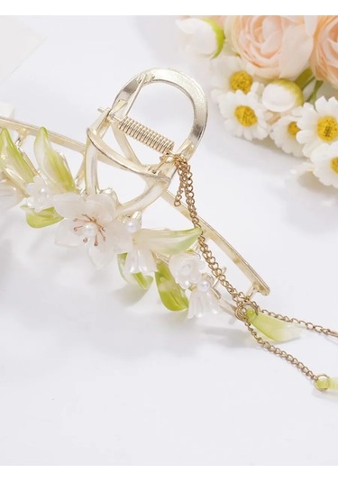 Catalea Family Saç İçin Yengeç Çiçekli 375583646 Beyaz