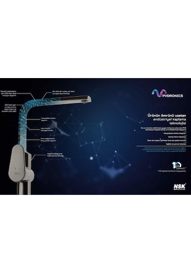 Nsk Basics 5 Fonksiyonlu Mafsallı Banyo El Duş Sistemi N2821302 Krom