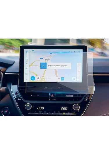 Toyota Corolla Multimedya Ekran Koruyucu- Kırılmaz Şeffaf Nano Teknoloji