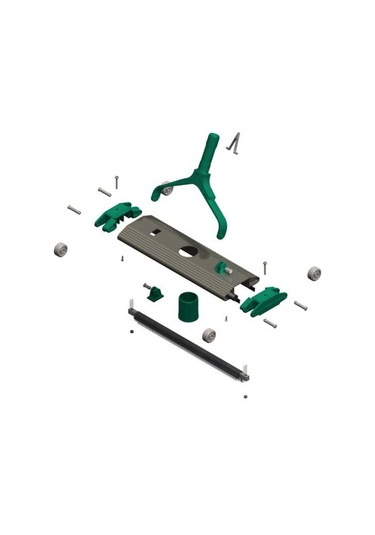 GEMAŞ Vakumlu Havuz Süpürgesi 2 inç Geçme Klipsli Model 456 mm-To