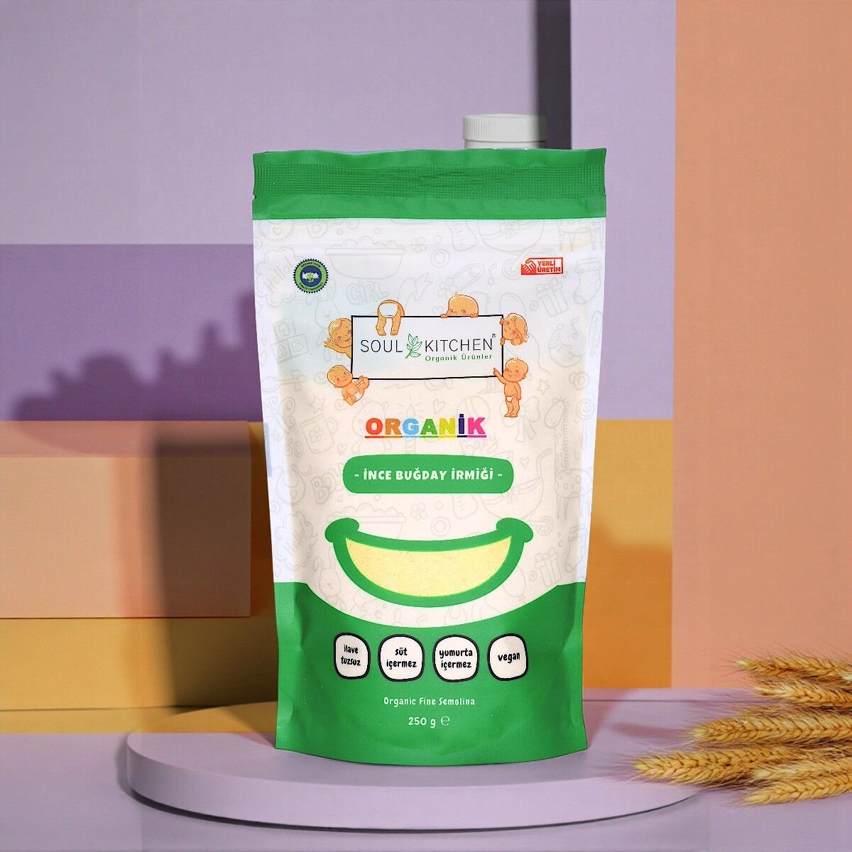 Soul Kitchen Organik İnce Buğday İrmiği Bebek İrmiği 250 G