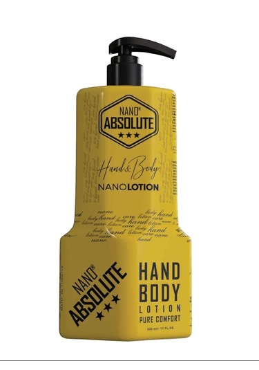 Hand & Body Lotıon Pure Comfort Sarı 500 Ml / Nano Absolute El Ve Vücut Losyonu
