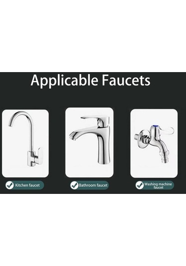 Jms1440 Döndürme Musluk Püskürtme Kafası Havalandırıcı Fıskiye Memesi Mutfak Musluk Dual Mode Gümüş