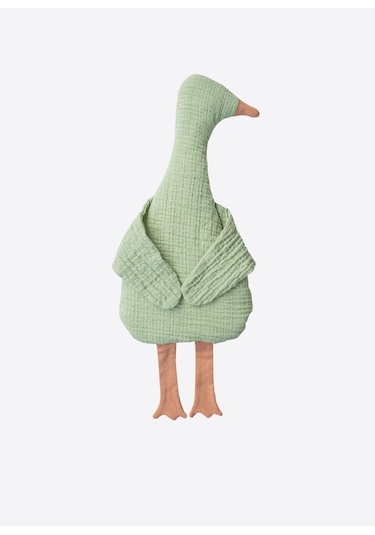 Organik Küçük Ördek Uyku Arkadaşı Yeşil Yeşil