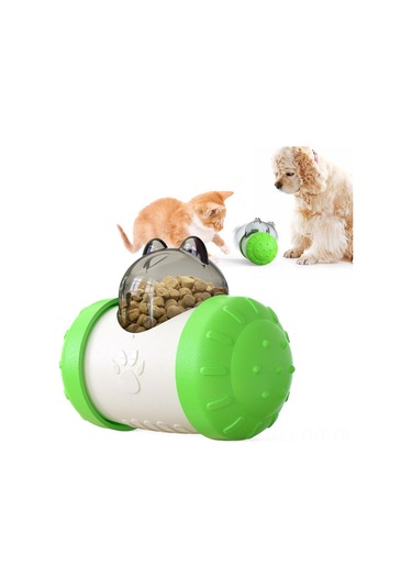 Hangfox Kedi Köpek Oyuncağı: Zekice Yavaş Yeme Leakage Topu - Elektriksiz, Dayanıklı Ve Etkileşimli Pembe