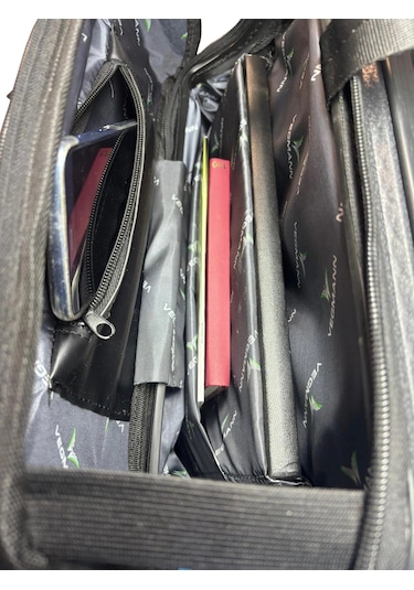 Vegmann Avalon Laptop Bölmeli Pp Kırılmaz Siyah Kabin Boy Valiz Siyah