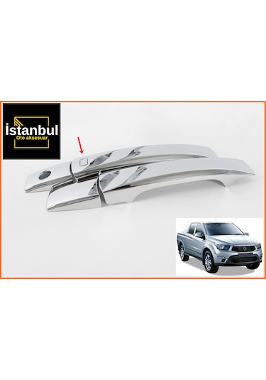 Ssangyong Korando Sport Kapı Kolu Krom Takımı