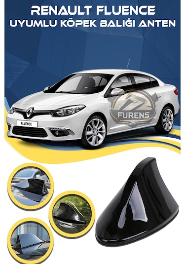 Renault Fluence Uyumlu Oto Balık Sırtı Anten Elektrikli Köpekbalığı Balina Tavan Anten