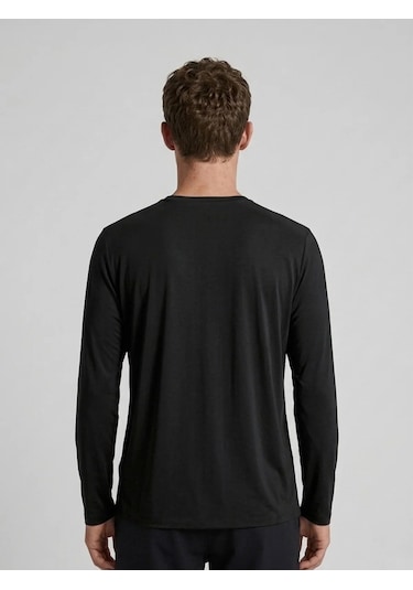 Isaora Erkek Siyah T-shirt Isr9805-ss26-0