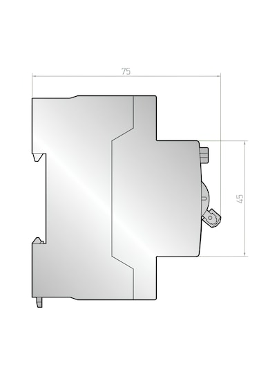 4x40a 300ma Kaçak Akım Rölesi 4 Kutuplu 40 Amper