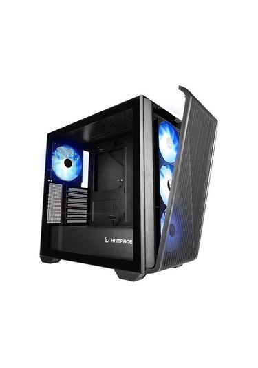 Rampage Craft 4 RGB Fanlı Mid Tower Oyuncu Bilgisayar Kasası
