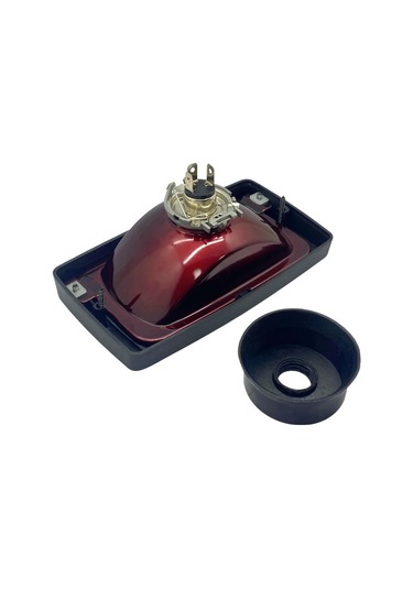 24v Far Dikdörtgen H4 Parksız Çerçeveli 182 102 Mm İş Makinası