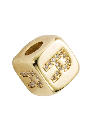 İngilizce Mektup Boncuk Bilezik Pirinç Mikro Kakma Çift Kırmızı Dize Çekme Dıy Bilezik Takı, Stil: R Çok Renkli