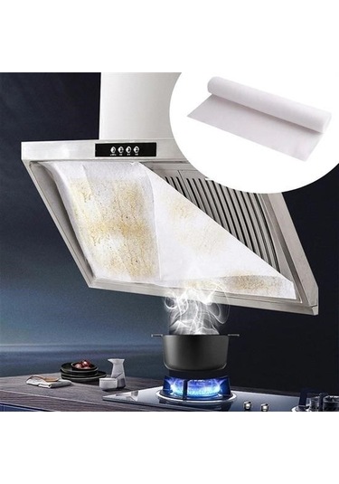 Ams Net 2li Yağ Emici Duman Önleyici Pratik Mutfak Davlumbaz Koruyucu Dayanıklı Yedek Filtre 45x90cm