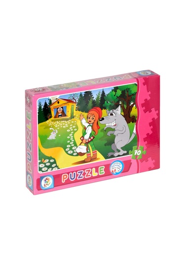Lc7144 Şapkalı Kız 70 Parça Kutu Puzzle Utku Oyuncak