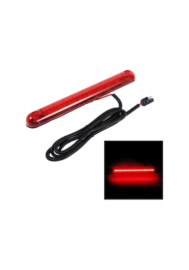 Yaozixa 24 Ledli Kırmızı Yüksek Konum Fren Lambası - Isı Dayanıklı Abs, Parlak Işık, Kolay Kurulum 12v