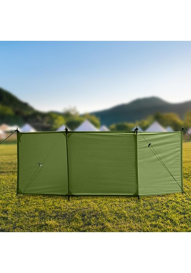 Suntek Açık Cam Rüzgar Koruyucu Soba Ön Cam Piknik Pişirme Yeşil