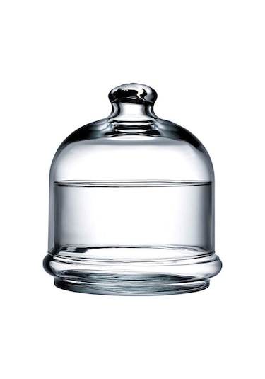 Paşabahçe Cam Baharatlık Kapaklı Kavanoz Saklama Kabı Şekerlik Şeffaf