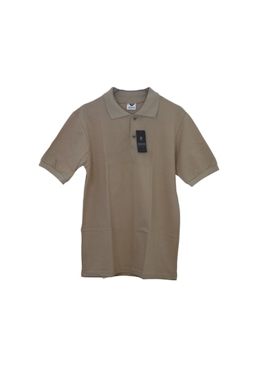 Erkek Kısa Kol Polo Yaka T-shirt Haki