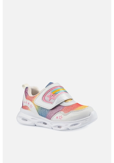 Vicco Kita Işıklı Kız Bebek Beyaz Spor Ayakkabı Beyaz