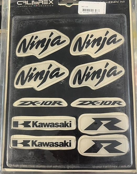 Calibrex Kawasaki Kit Beyaz Taban Tank Pad