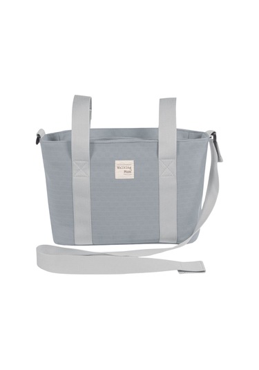 Walking Mum Eco Mum Crossbody Bakım Çantası Cloud Açık Gri