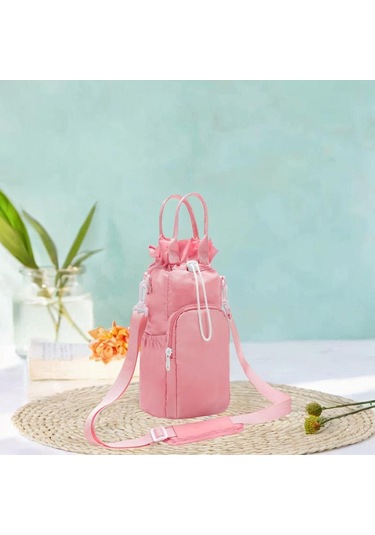 Suntek Su Şişesi Taşıyıcı Dış Hava Aktiviteleri İçin Pembe