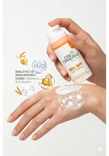 Airless Günes Korucucu Vücut Kremi Spf 50+ Sun Protect 100 Ml
