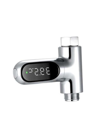 Besthome1 Bebek Ve Yaşlılar İçin Led Ekranlı Dijital Duş Termometre - Pil Gerektirmez, 360 Dönüşüm, Pratik Kullanım
